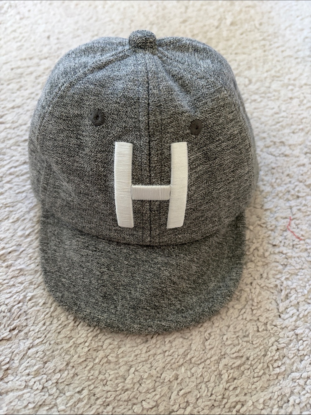 Baby/Toddler Grey Embroidered 'H' Baseball Cap